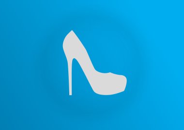 kadın ayakkabıları, web simgesi