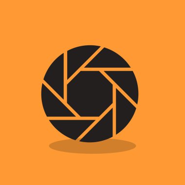 Objektif göz web simgesi