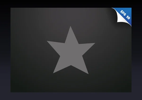 Einfaches Star-Web-Symbol — Stockvektor