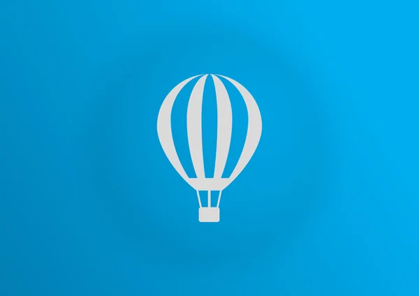 Viagem de balão, ícone da web — Vetor de Stock