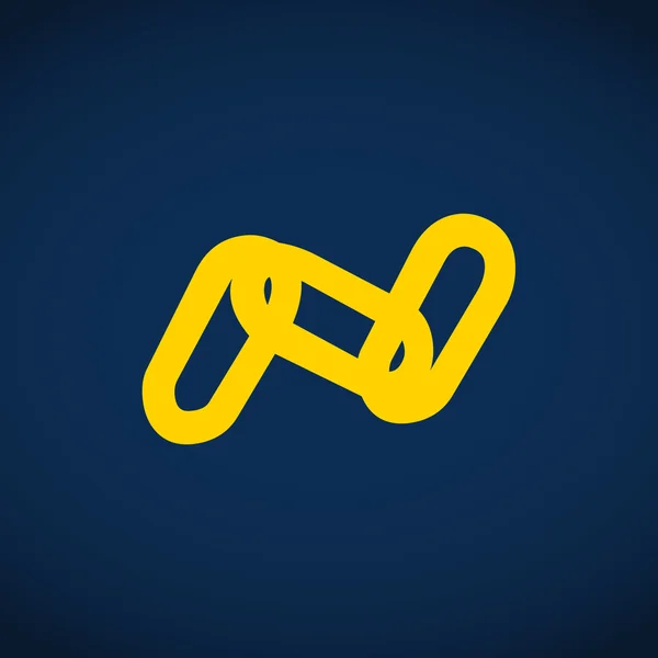 Chain sign web icon — Stock Vector