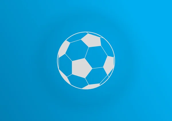 Futbol topu web çizimi — Stok Vektör