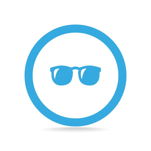 Gafas de sol icono web — Vector de stock