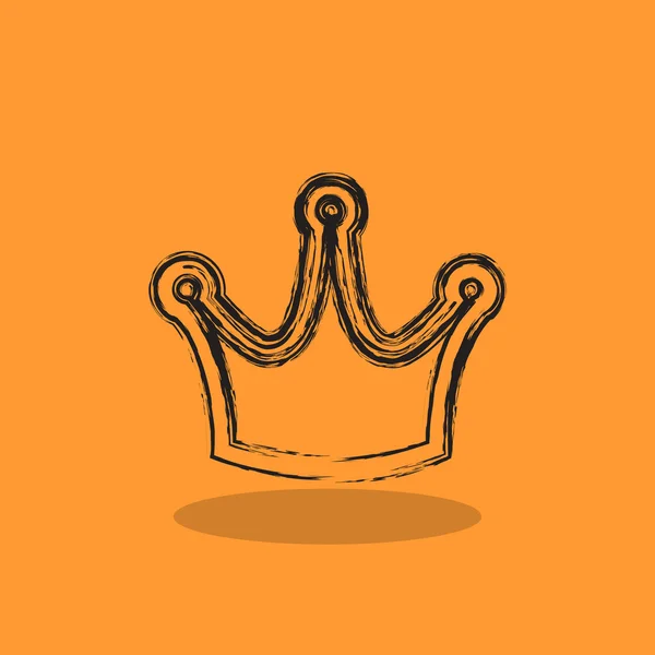 Icono de corona, concepto vip — Vector de stock