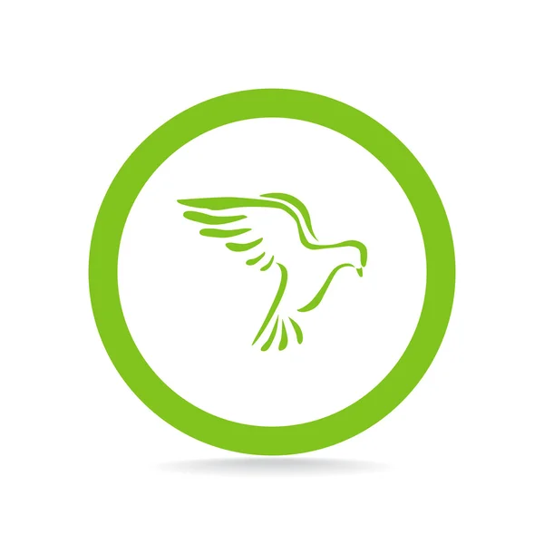 Dove, web icon — Stock Vector
