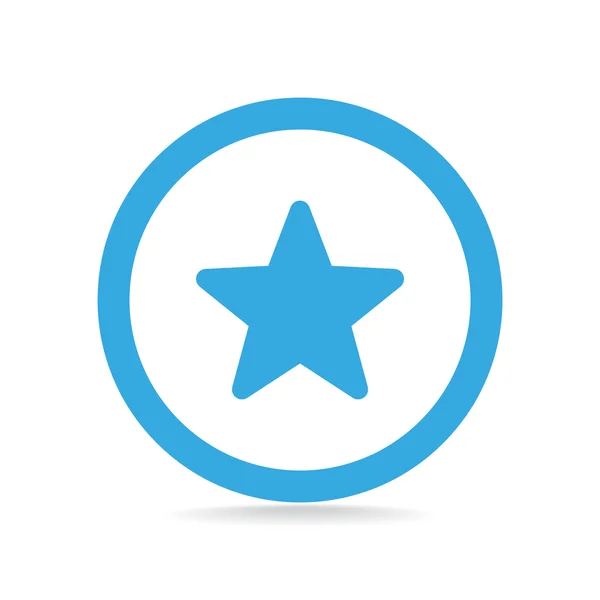 Einfaches Star-Web-Symbol — Stockvektor