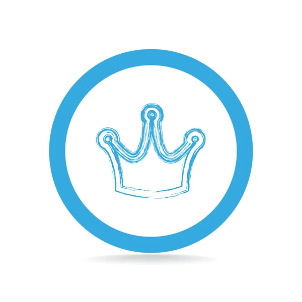 Icono de corona, concepto vip — Vector de stock