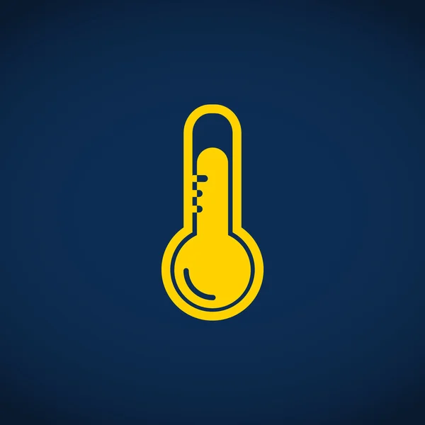 Icône web du thermomètre — Image vectorielle