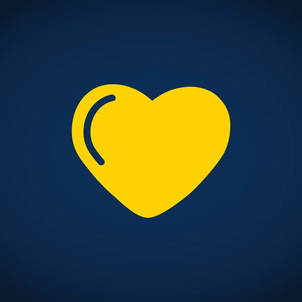 Corazón icono web — Archivo Imágenes Vectoriales