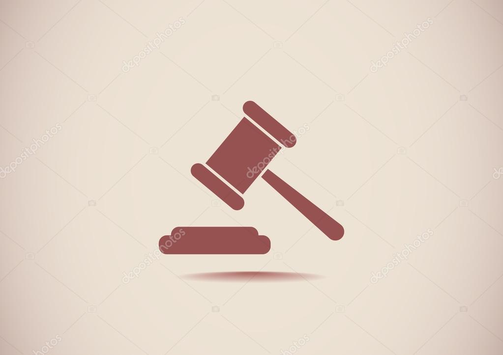 Auction hammer simple web icon Stock Vector by ©LovArt 74996945