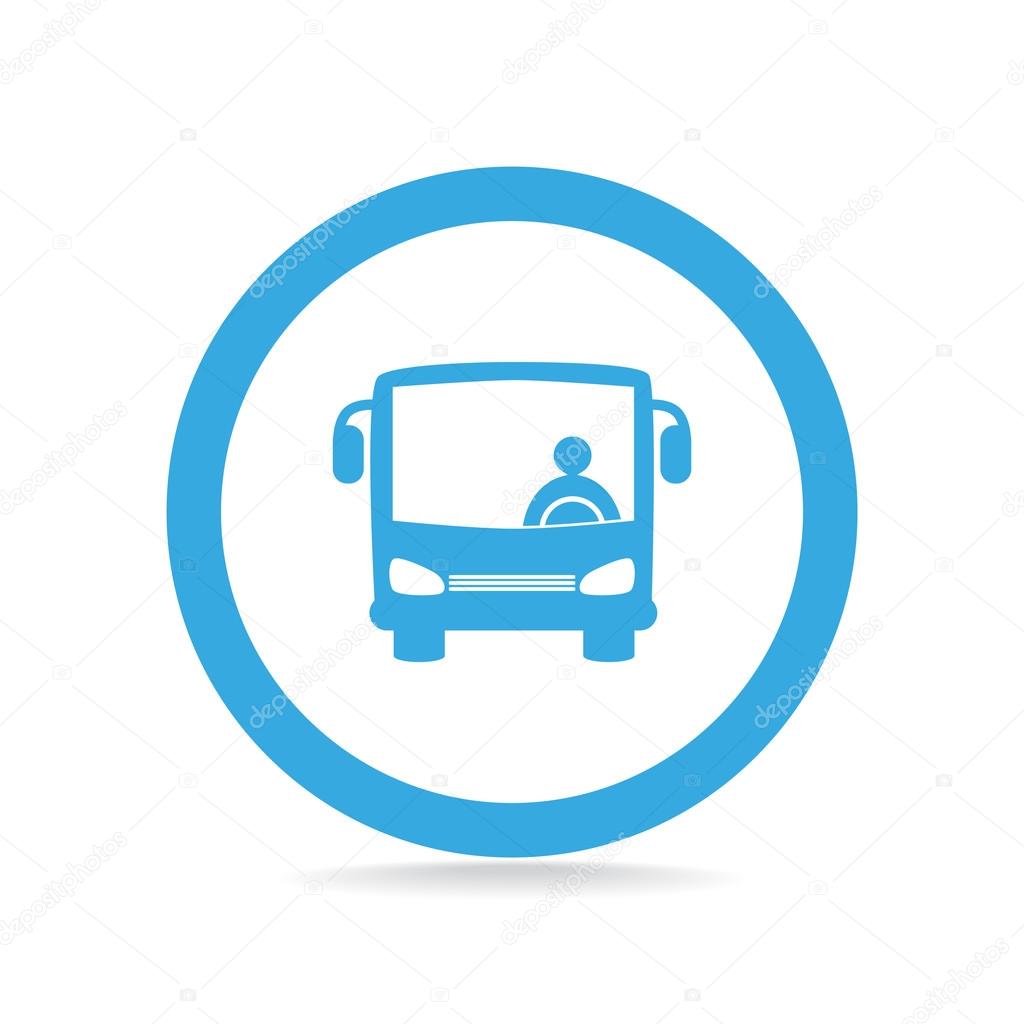 Bus symbol icon