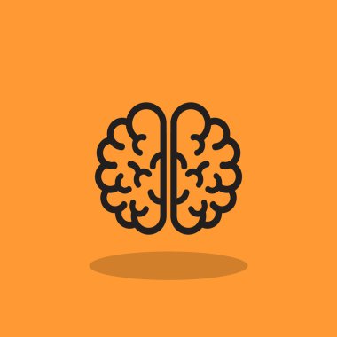 İnsan beyni web simgesi