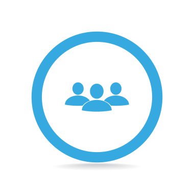 Grup insanlar basit web simgesi