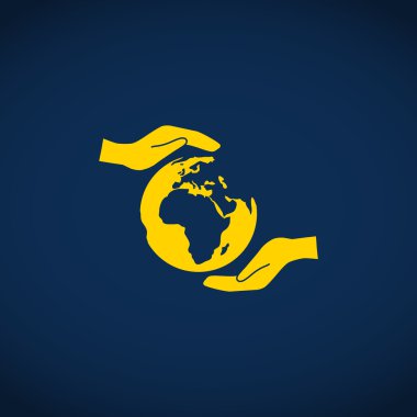 Dünya eller web simgesi