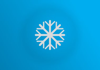 Kar tanesi basit web simgesi