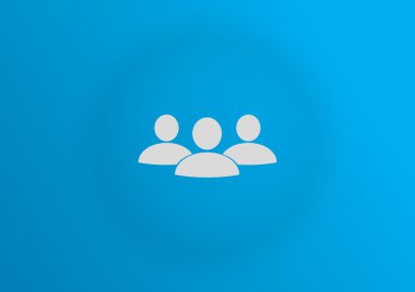 Grup insanlar basit web simgesi