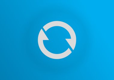 Oklar web simgesi olan daire