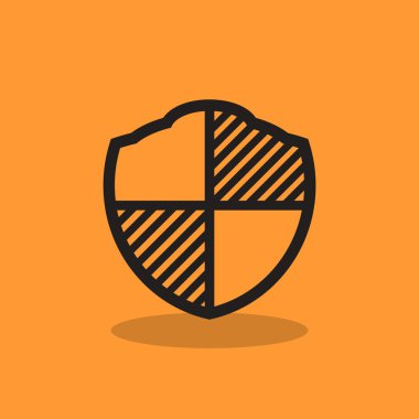 Basit kalkan web simgesi