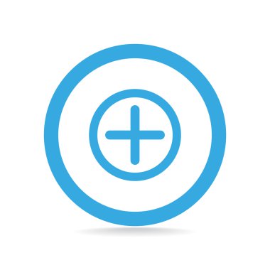 Artı simgesi web simgesi basit