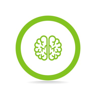 İnsan beyni web simgesi