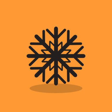 Kar tanesi basit web simgesi