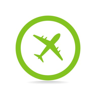 Anahat reaktif airbus uçak web simgesi