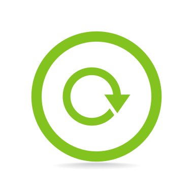 Yuvarlak ok web simgesi