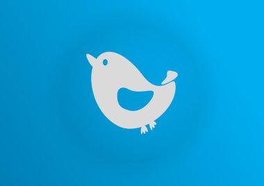 Şarkı kuş basit web simgesi