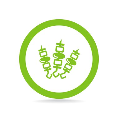 şiş kebap şişleri simgesini