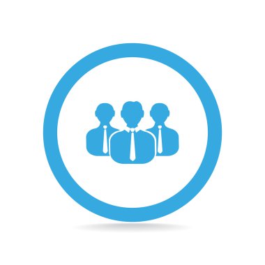 Grup insanlar basit web simgesi