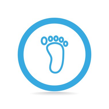 Çıplak çocuk ayak parça