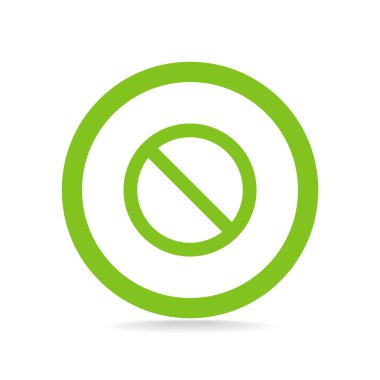 yasak işareti web simgesi