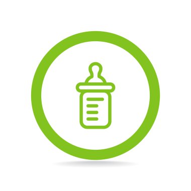 Basit bebek şişe simgesi