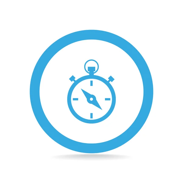 Απλή χρονόμετρο εικονίδιο web — Διανυσματικό Αρχείο