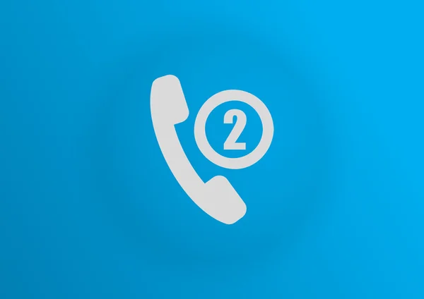 Web telefoonpictogram — Stockvector