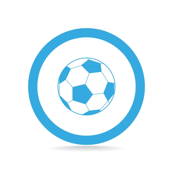 Ilustracja sieci web piłka piłka nożna — Wektor stockowy