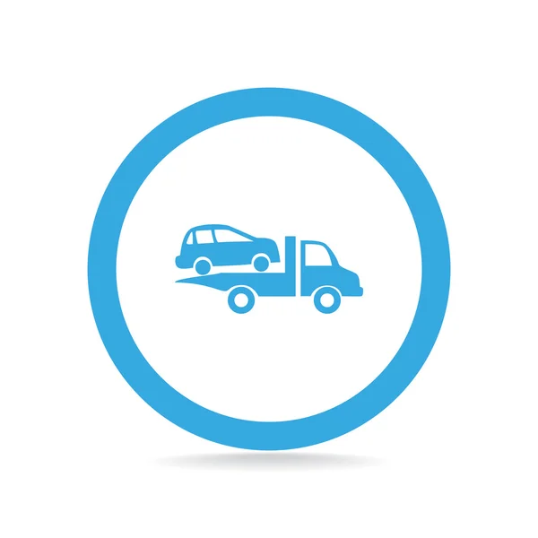 Voor handicap auto pictogram — Stockvector