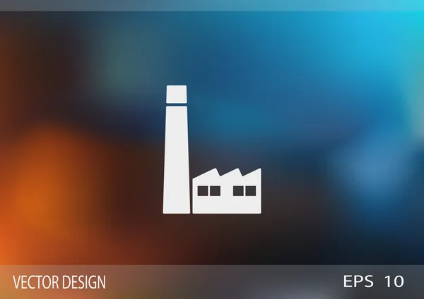 Tanaman atau pabrik, ikon web - Stok Vektor