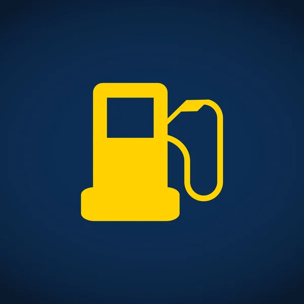 Autorefuelling eenvoudige web pictogram — Stockvector