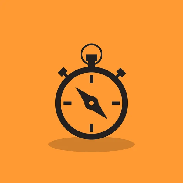 Simple stopwatch web icon — Stock Vector