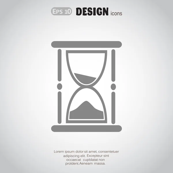 Reloj icono web — Vector de stock