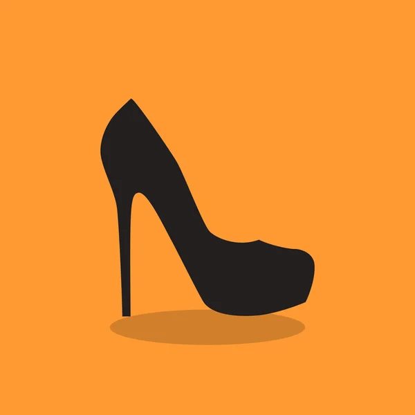 Female shoe web icon — Stock Vector