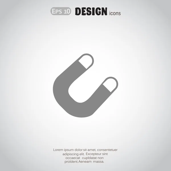 Loadstone icône web — Image vectorielle