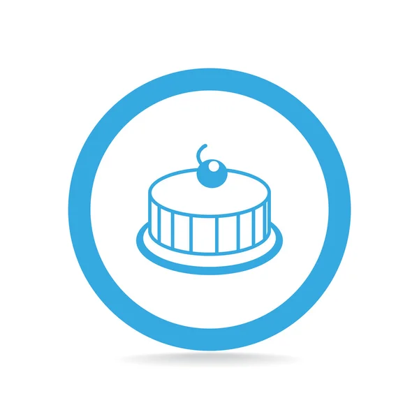 Cupcake, icono web — Vector de stock
