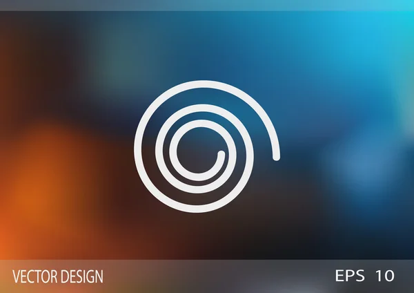 Icône web Whirlpool — Image vectorielle