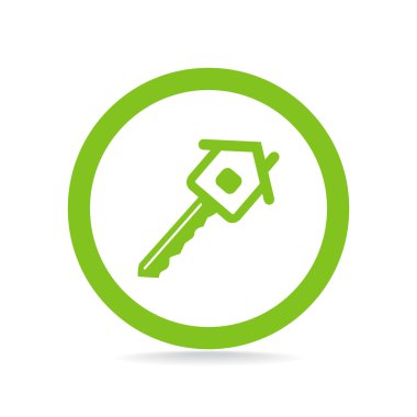 Ev anahtar web simgesi