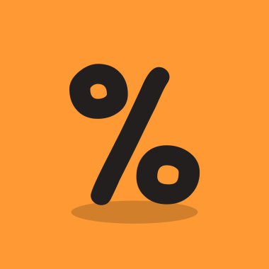 Basit yüzde simgesi simgesi