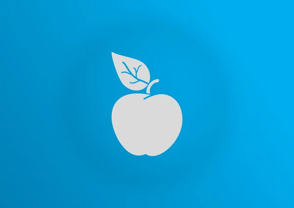 Apple, icono web — Archivo Imágenes Vectoriales