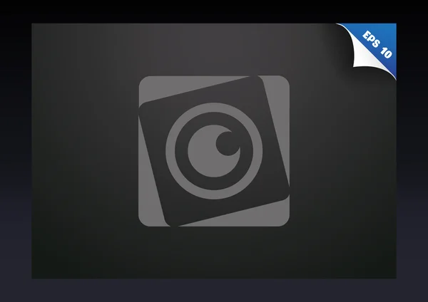 レンズ目の web アイコン — ストックベクタ