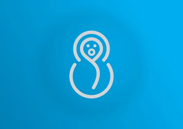 赤ちゃんシンボル アイコン — ストックベクタ